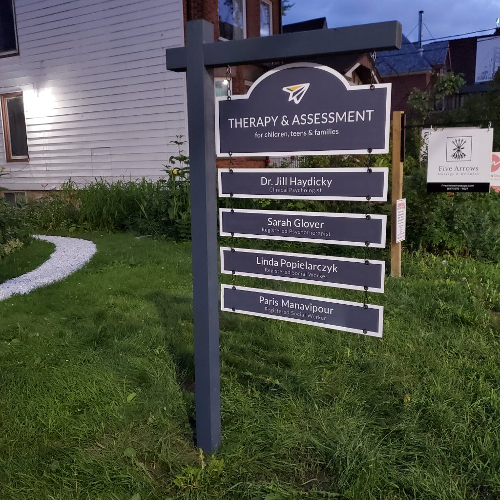 Therapy & Assessment Outdoor Sign