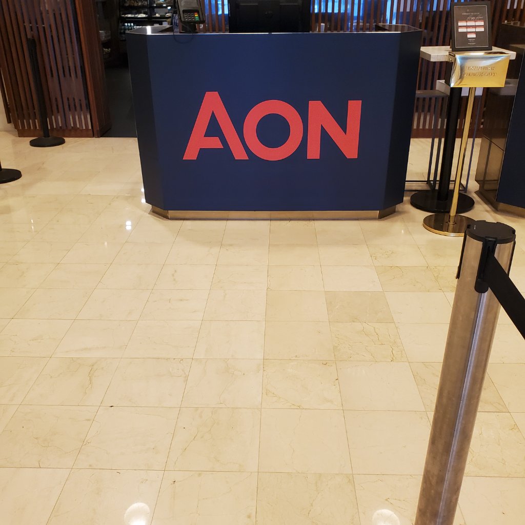 Aon - Branded Hotel Reception Counter