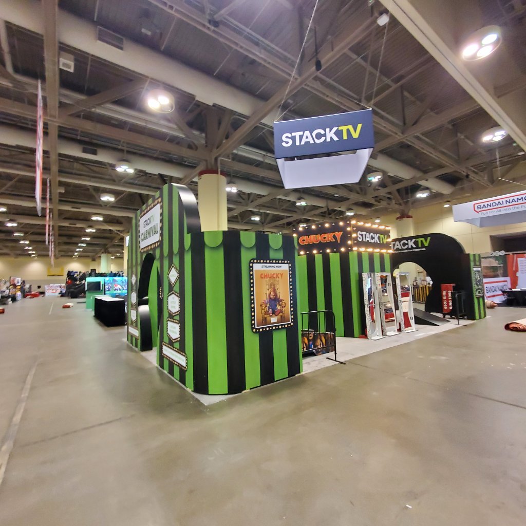 StackTV Carnival - Full Booth Overview