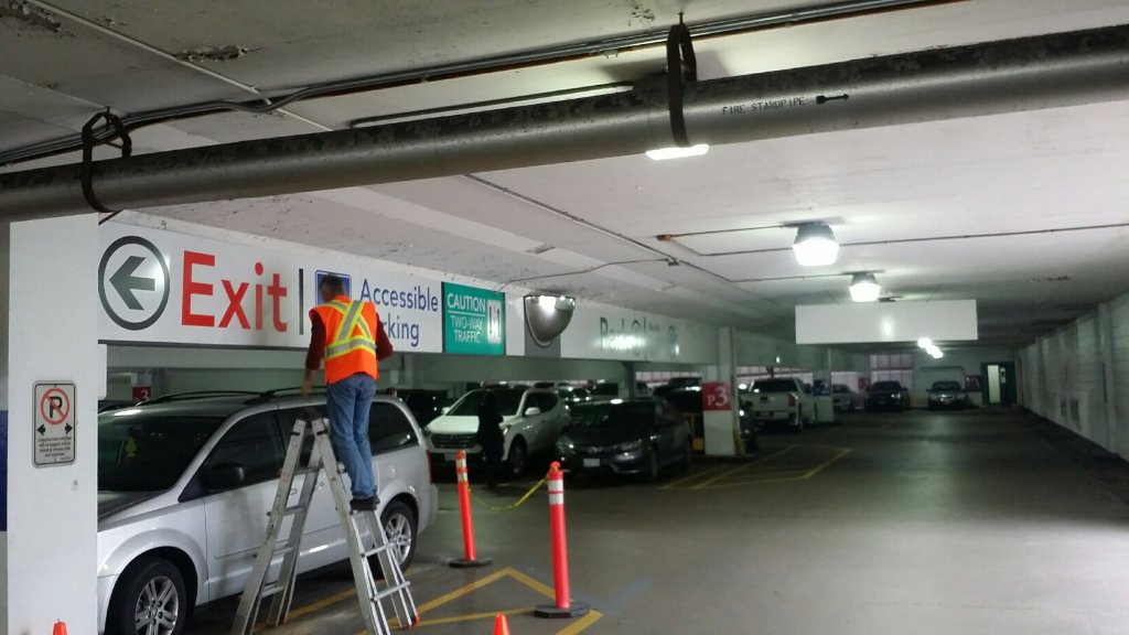 Parking Garage Wayfinding Signage