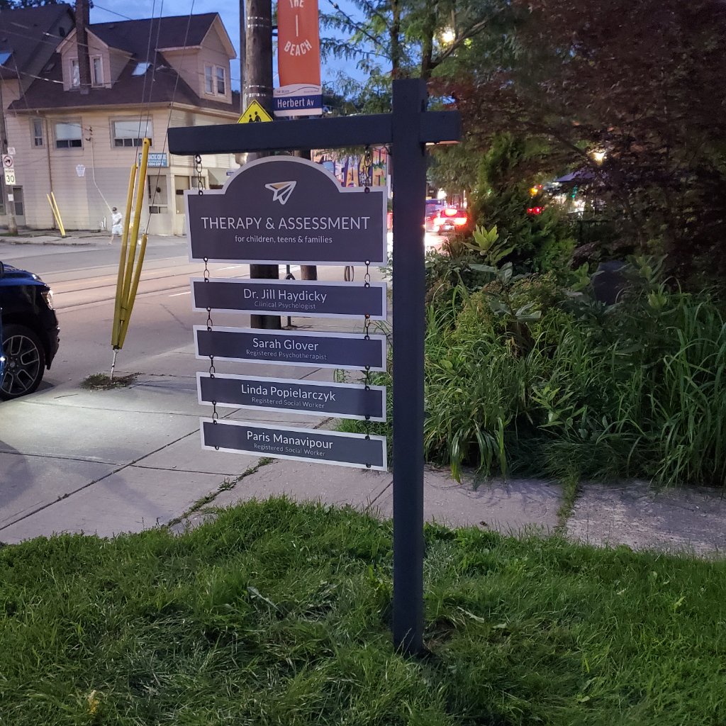 Therapy & Assessment Outdoor Sign - Street View