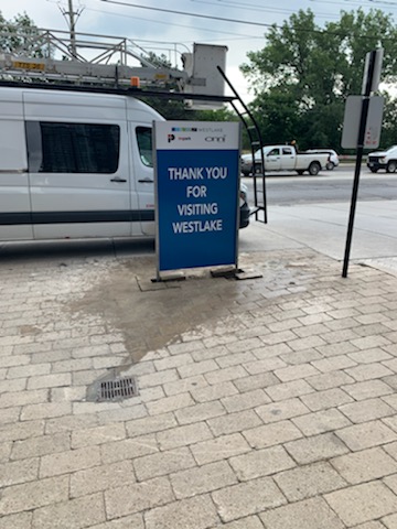 Westlake - Outdoor Parking Wayfinding Sign