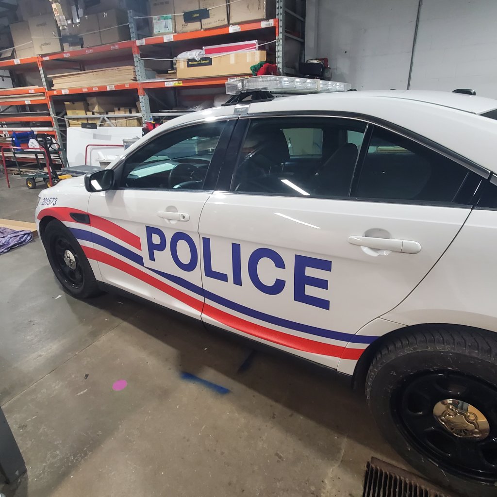 Film & TV - Police Car Vehicle Wrap