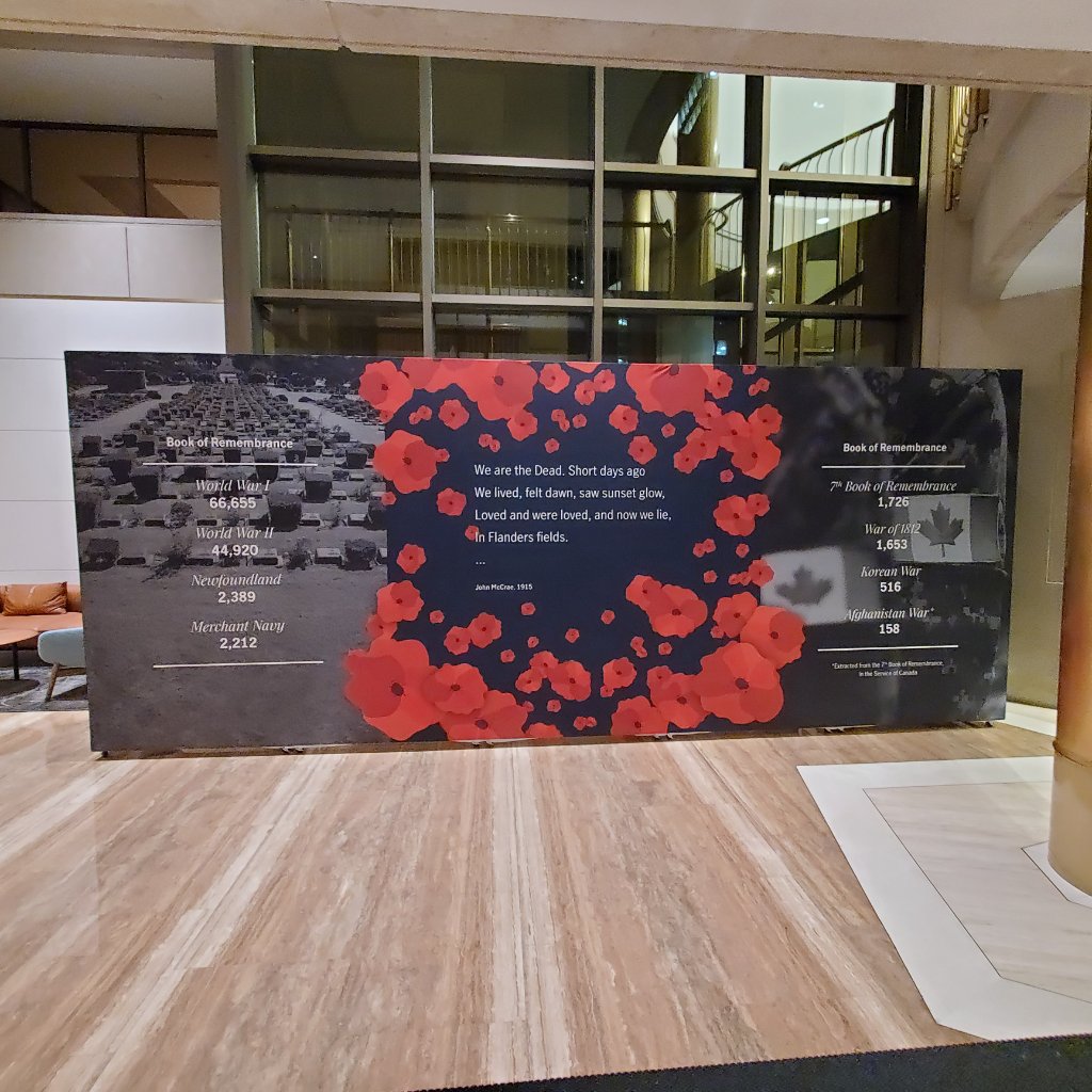 Remembrance Day - Book of Remembrance Wall