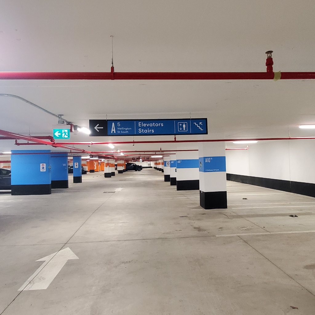 Parking Garage Wayfinding & Traffic Safety Signage