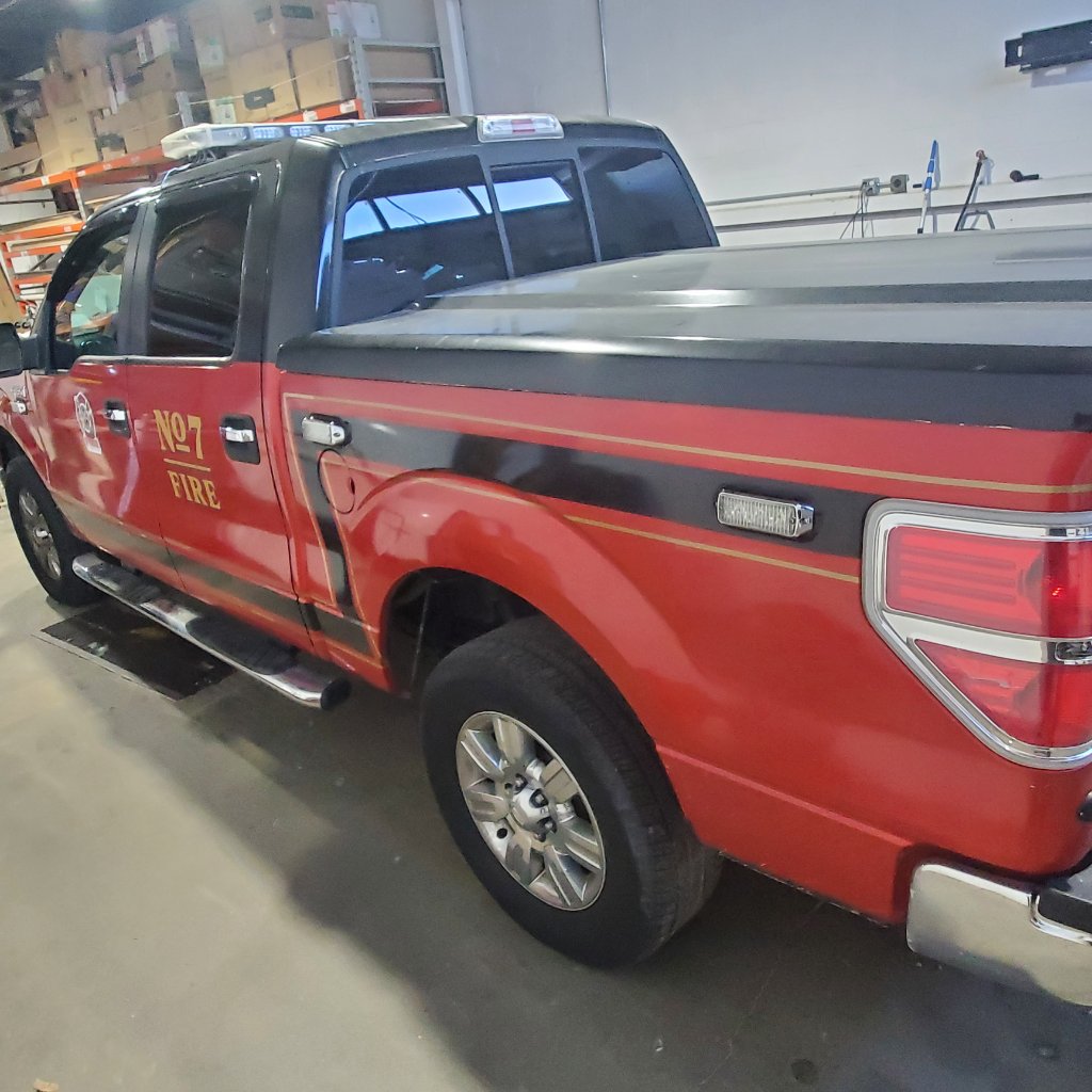 No. 7 Fire Truck - Full Side Profile