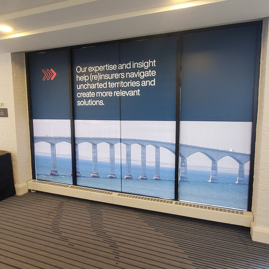 Aon - Bridge Photo Window Graphic
