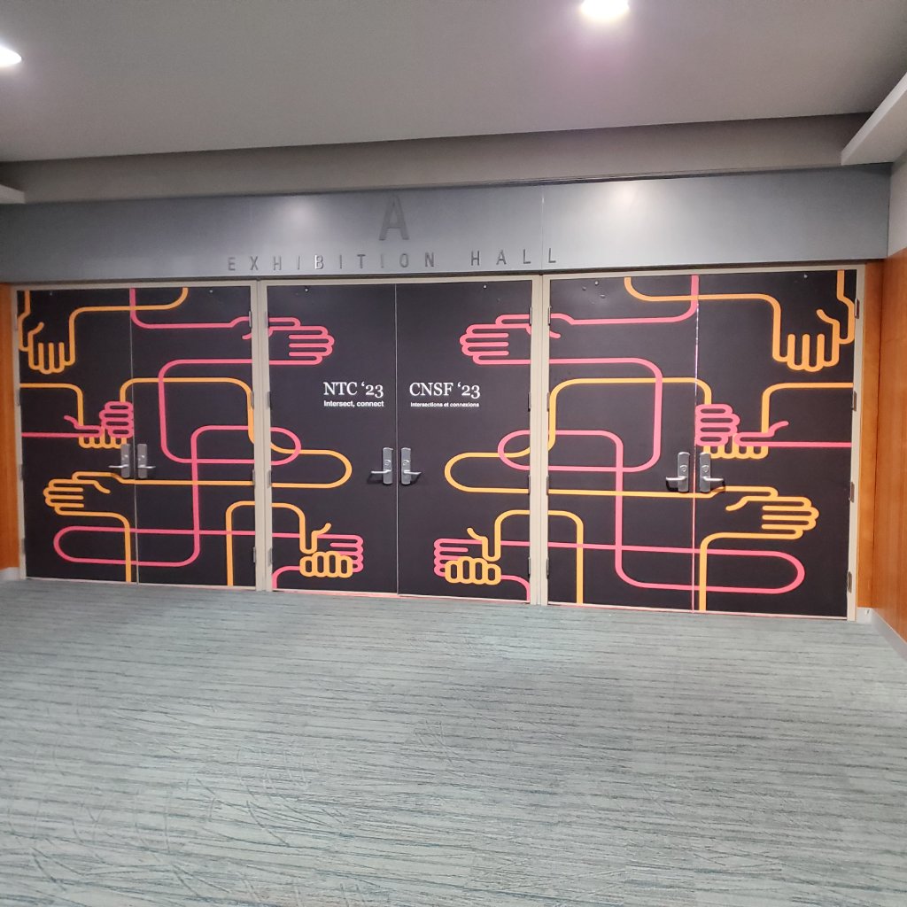 NTC/CNSF '23 - Exhibition Hall Door Wrap
