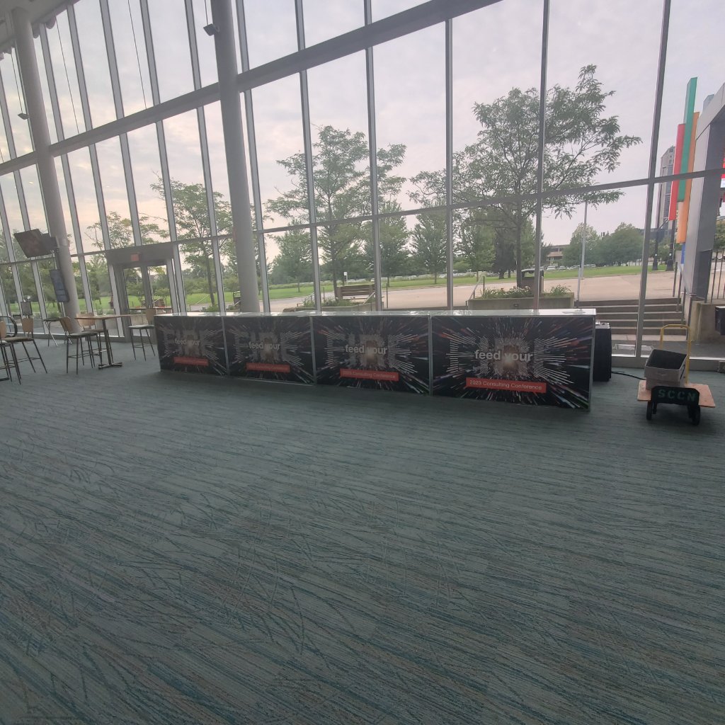 Event Setup - Registration Desk Wraps