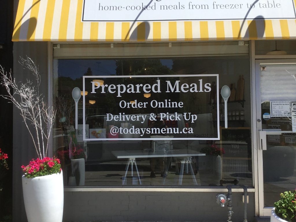 Today's Menu - Window Graphics View 2
