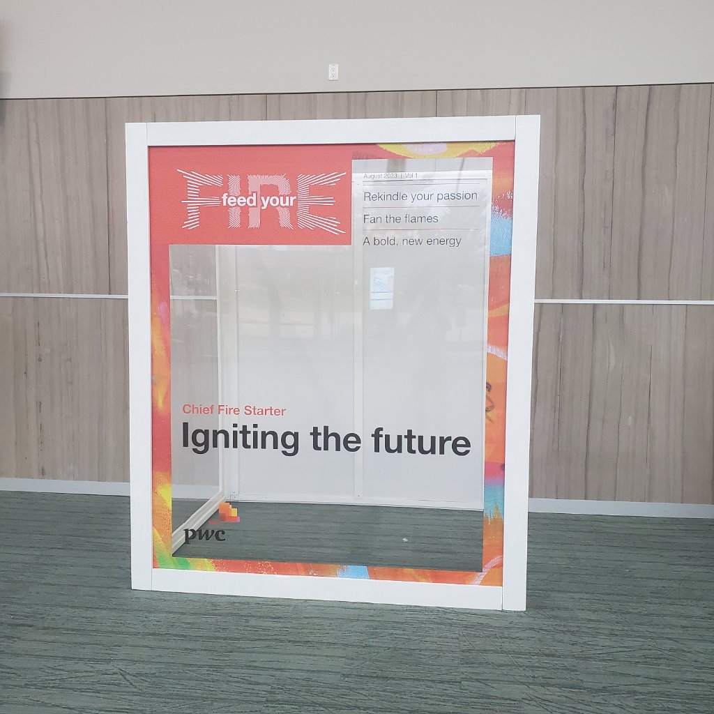 Event Setup - Lightbox Signage