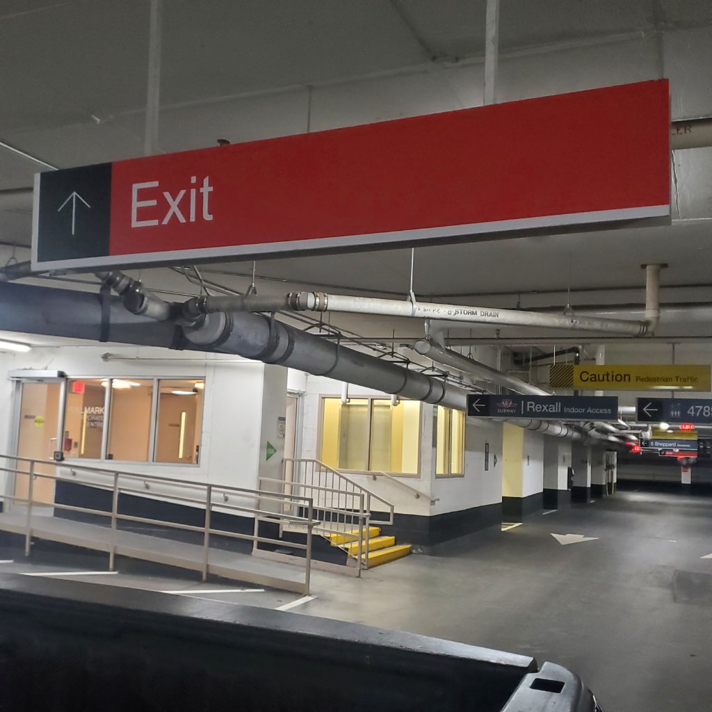 Parking Garage Wayfinding & Traffic Safety Signage
