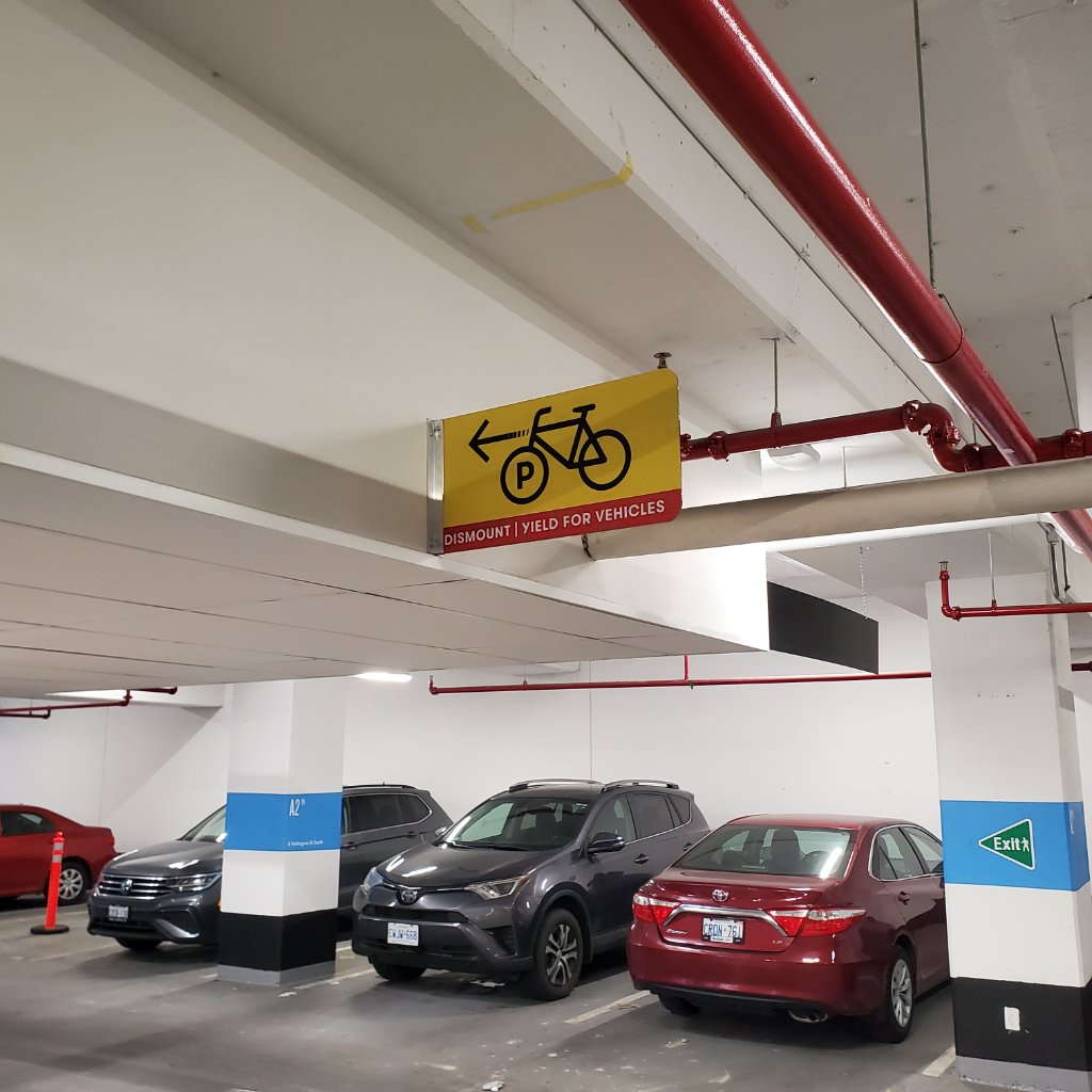 Parking Garage Service Wall Graphics
