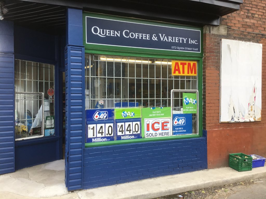 Queen Coffee & Variety - Storefront Wide View