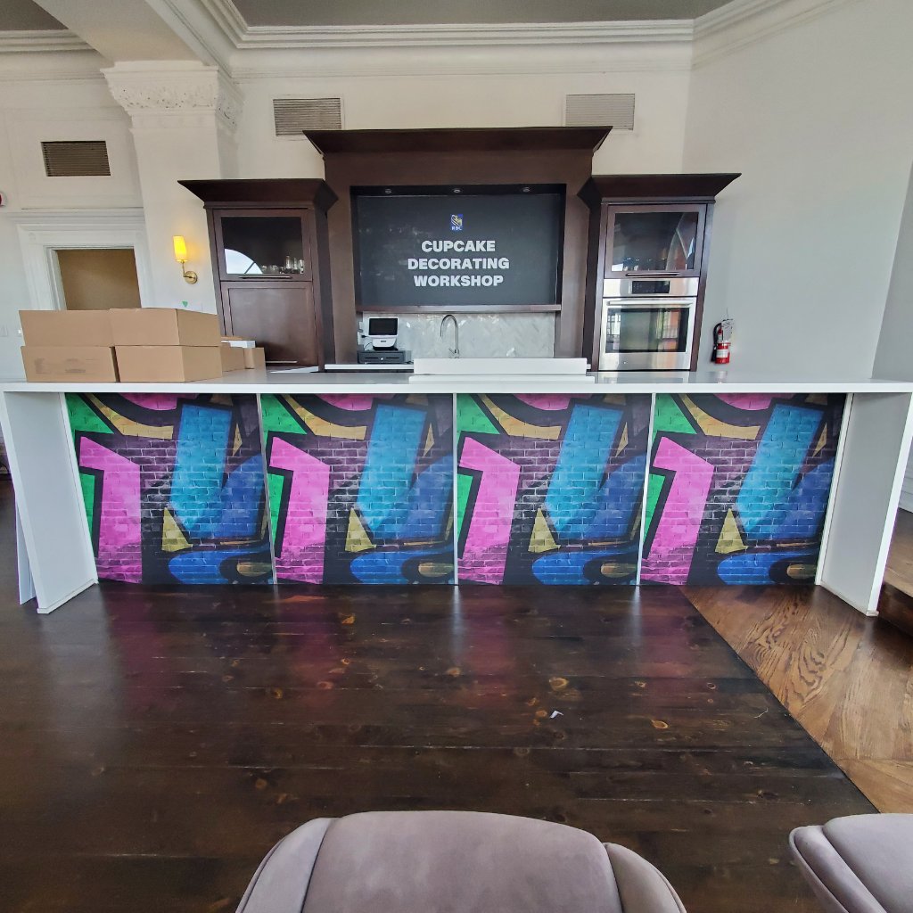 RBC - Graffiti Counter Wrap