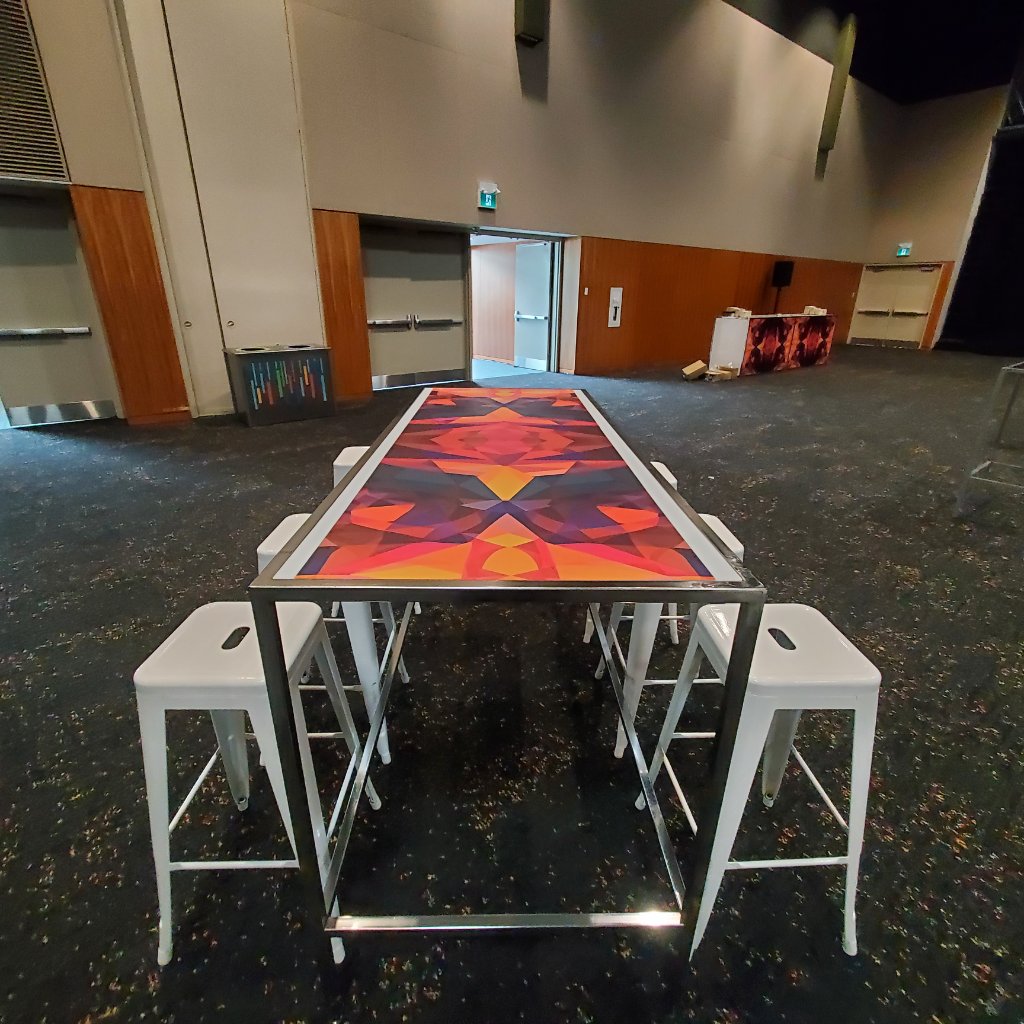 Event Setup - Printed Long Table