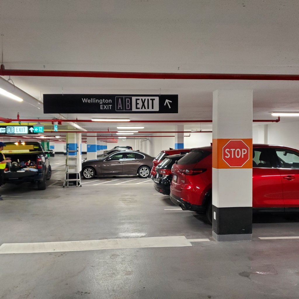 Parking Garage Wayfinding & Traffic Safety Signage