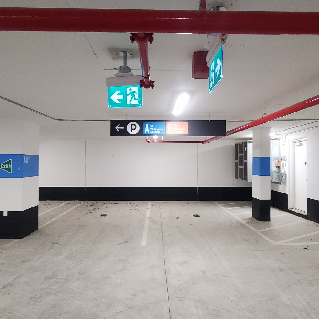 Parking Garage Wayfinding & Traffic Safety Signage