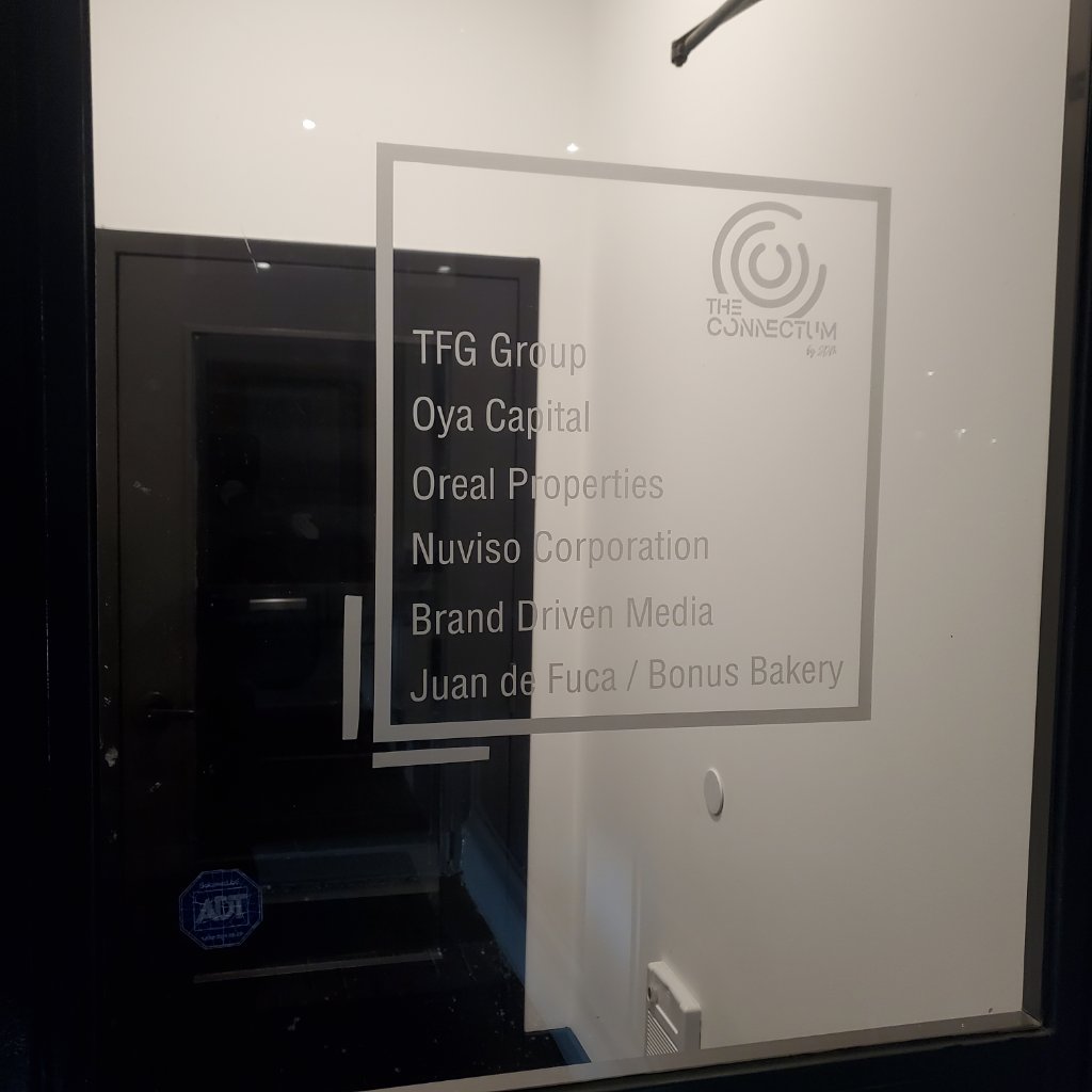 The Connectum - Frosted Window Directory