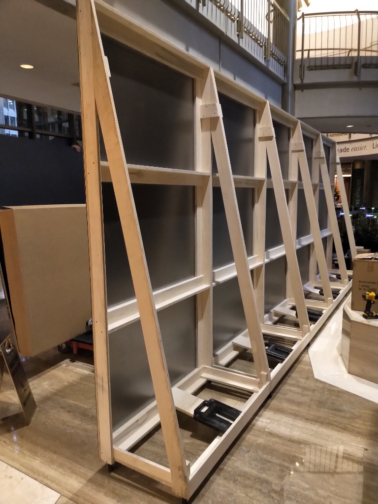 Oversized Wall Staging