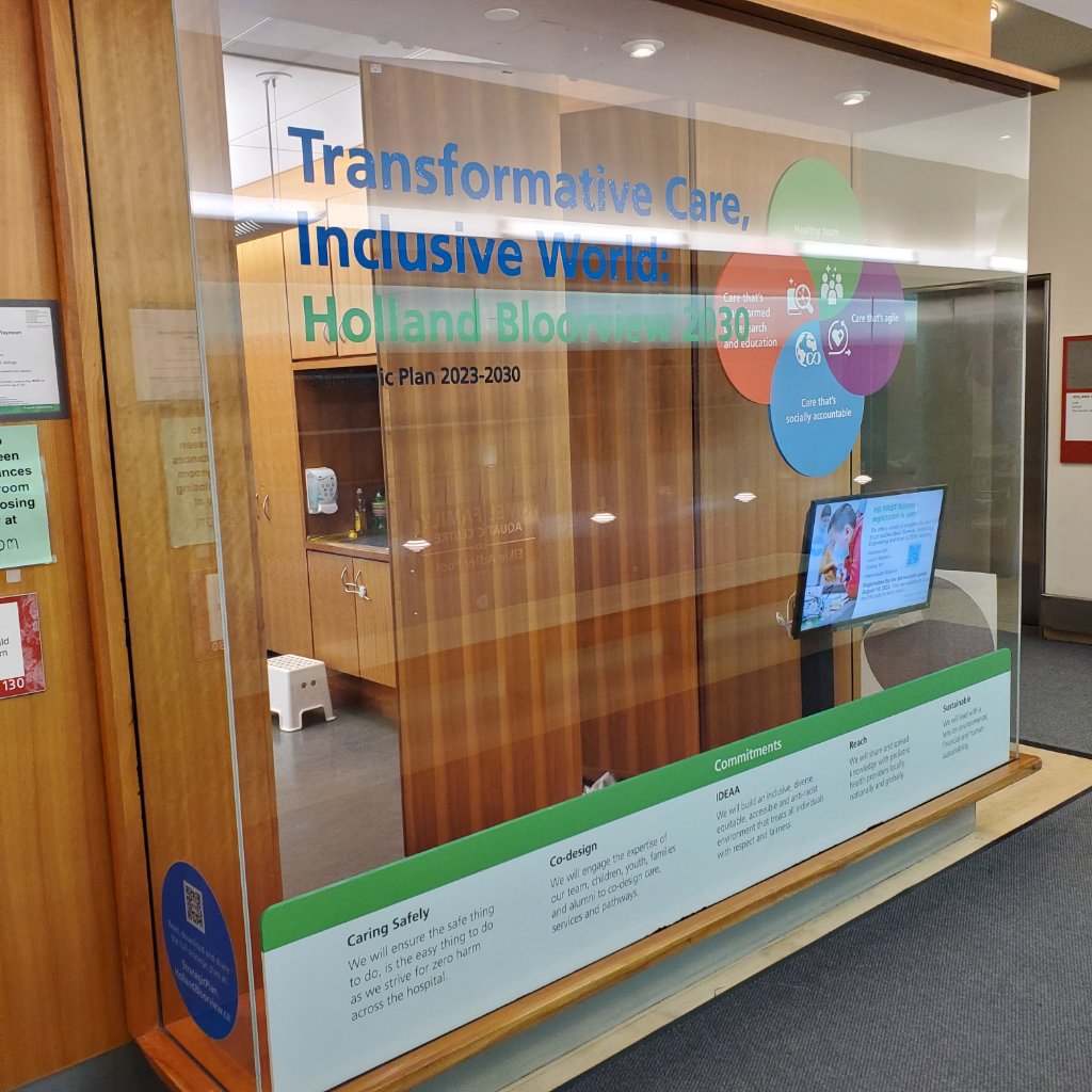 Holland Bloorview - Strategic Plan 2030 Display