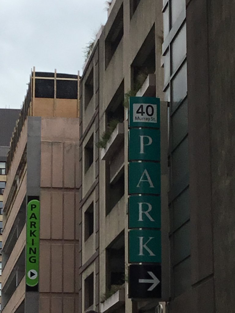 Exterior Parking Building Signage