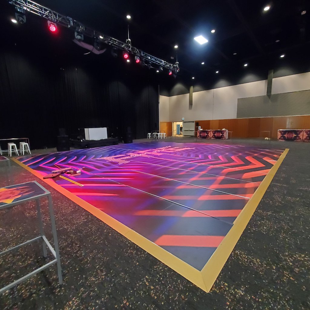 Event Setup - Dance Floor Graphic