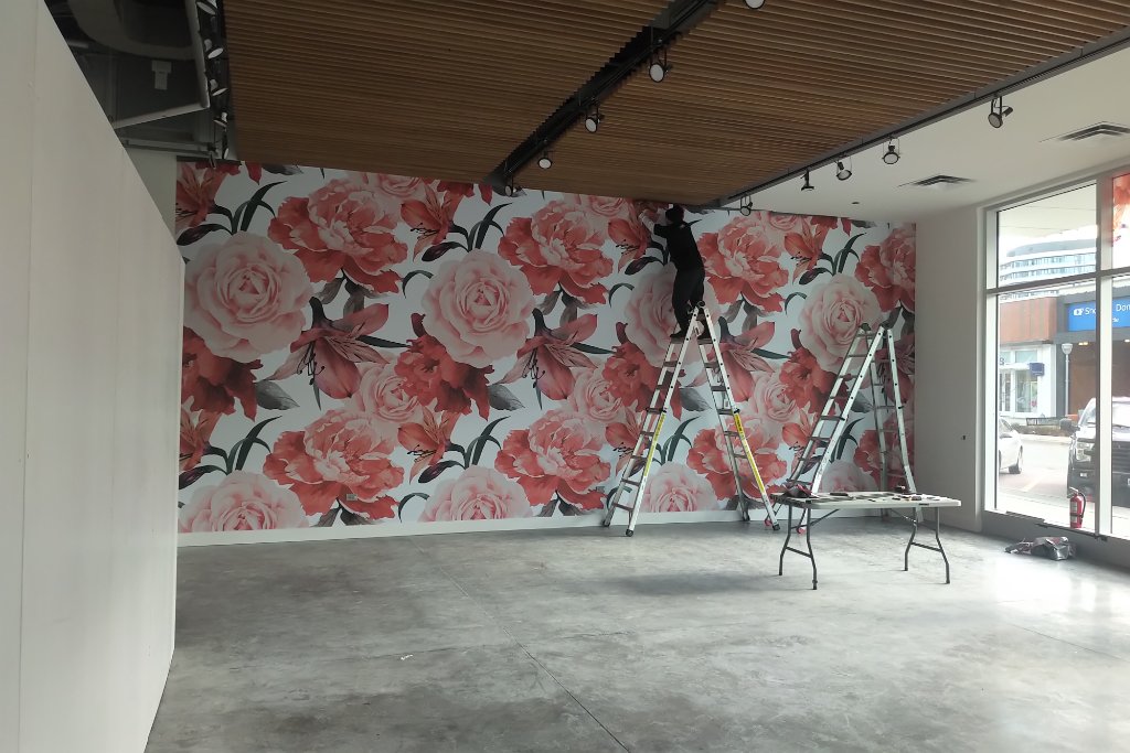Wall-to-Wall Floral Mural