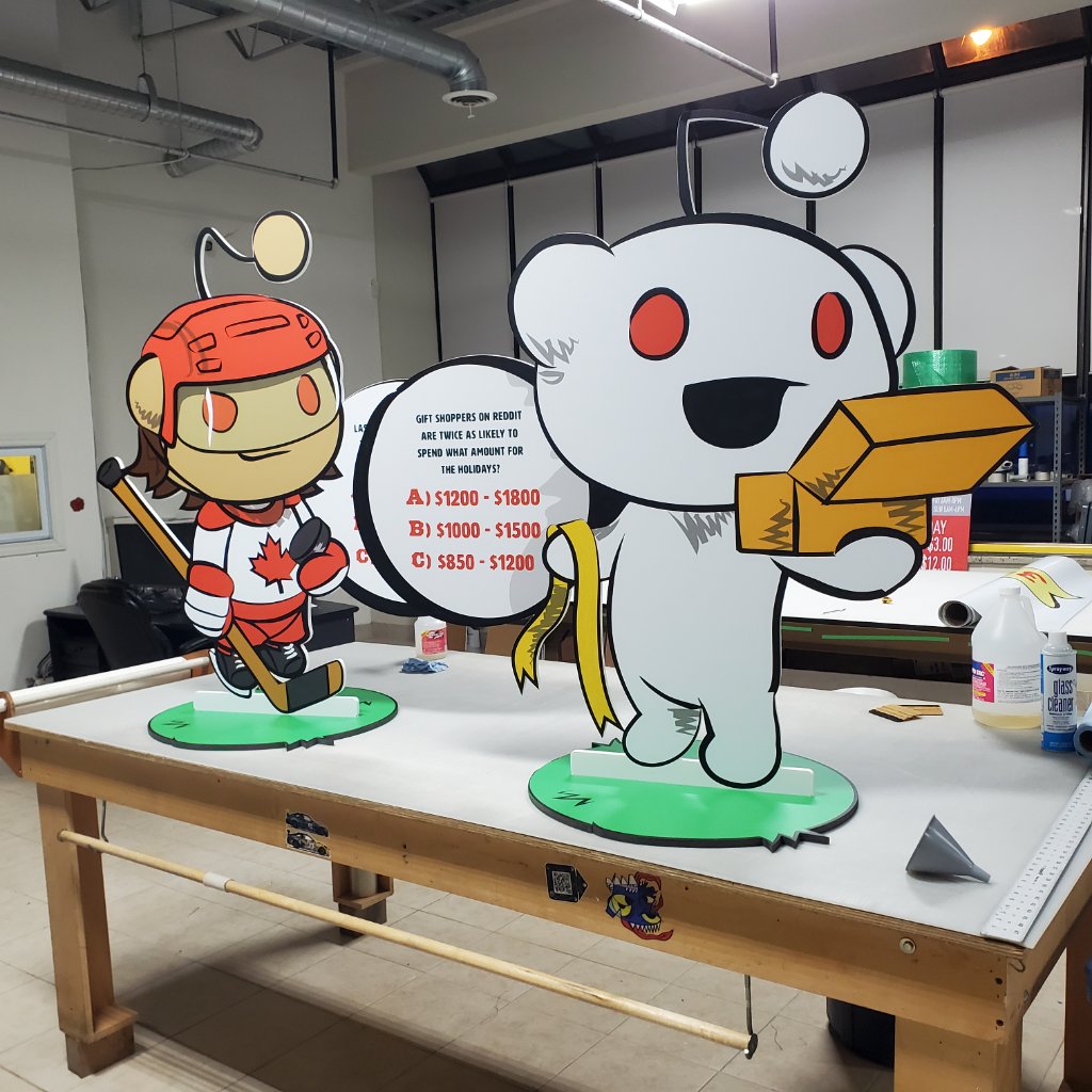 Reddit Snoo Day - Character Standees
