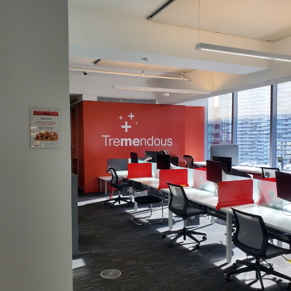 PwC Canada - Tremendous Red Office Wall