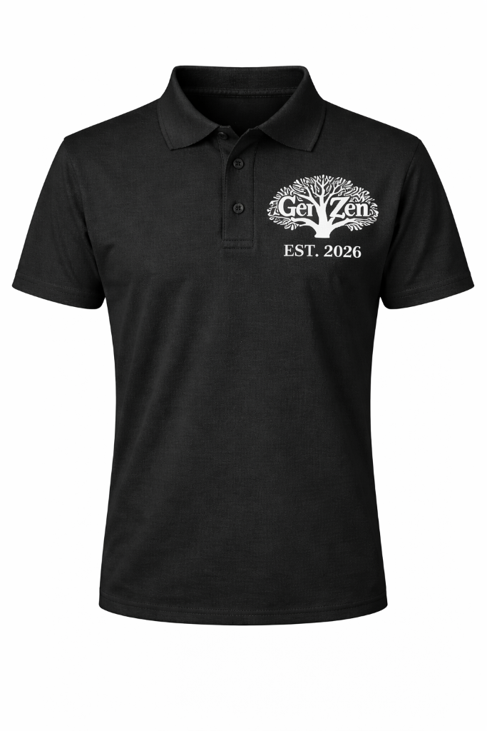 Gen Zen White Tree Polo