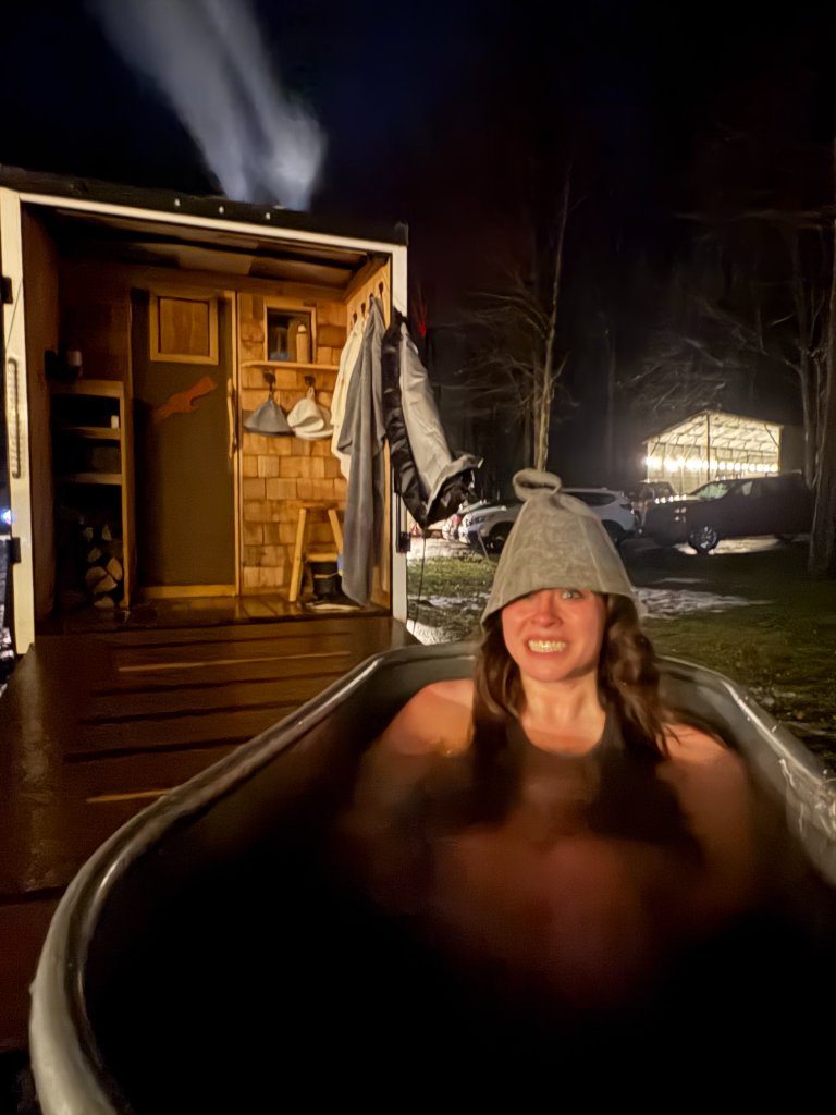 Cold plunge contrast therapy