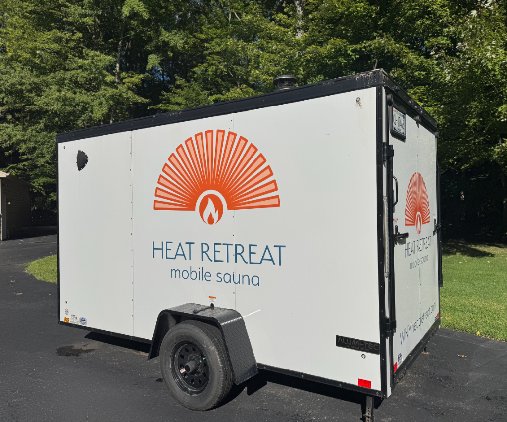 Heat Retreat mobile sauna trailer