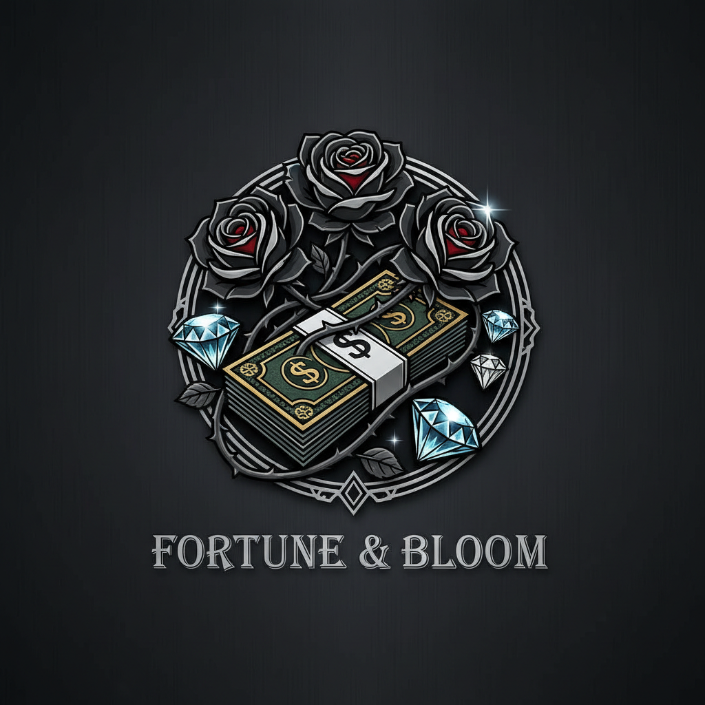Fortune & Bloom 🌹 logo