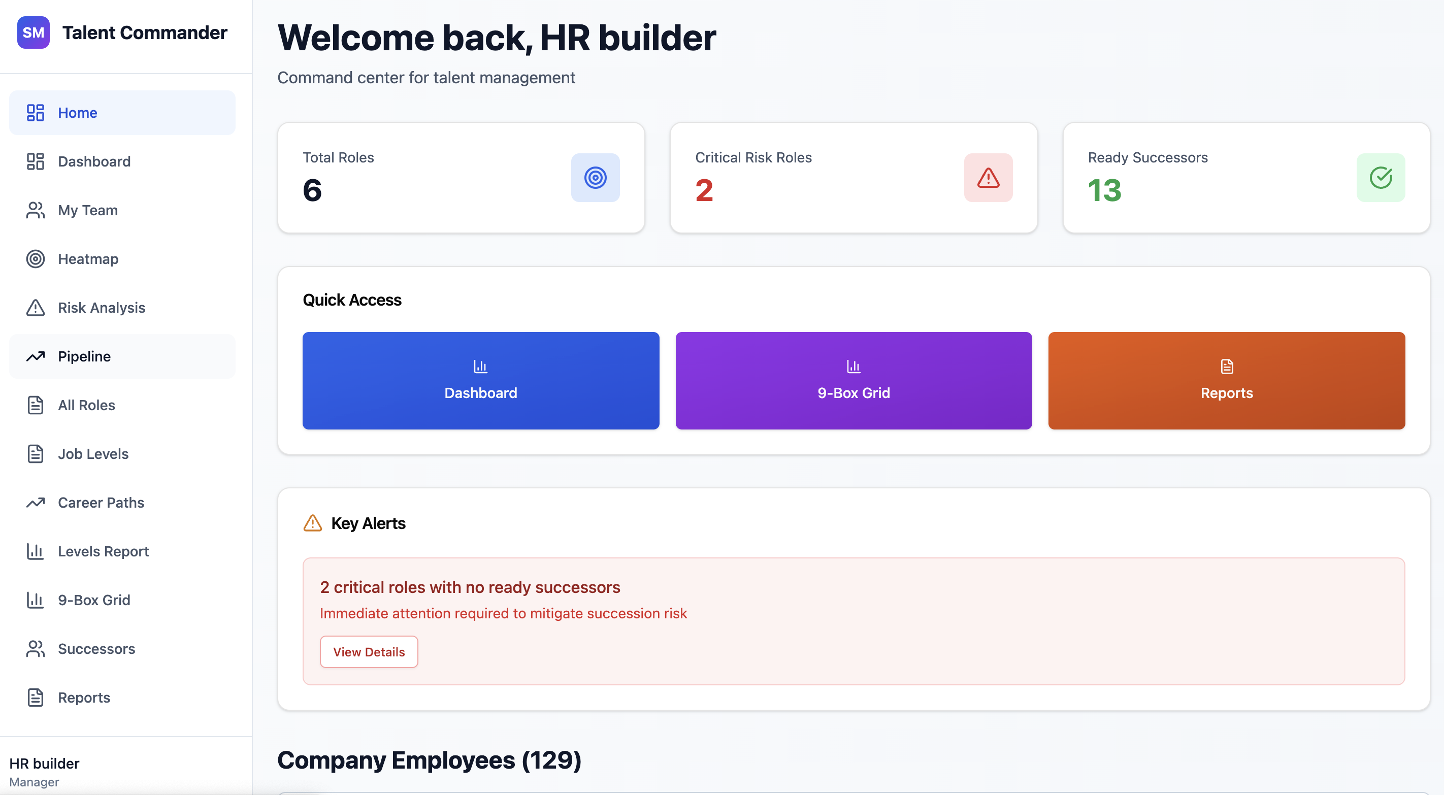 StepIn | Next-Gen Succession & Talent Intelligence template preview