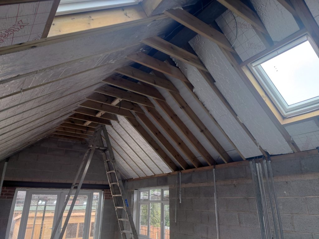 Completed single-storey extension by Draftline Construction