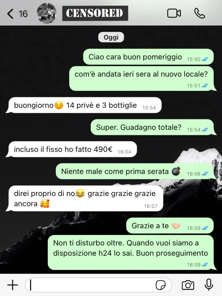Testimonianza guadagni 1