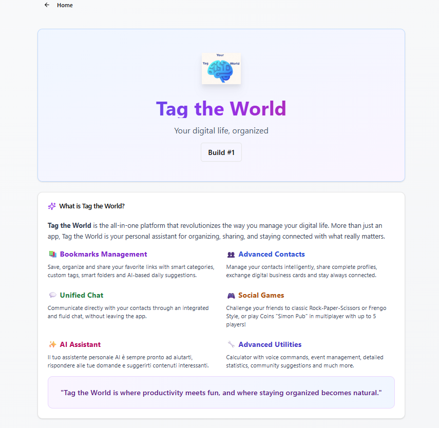 Tag Your World template preview