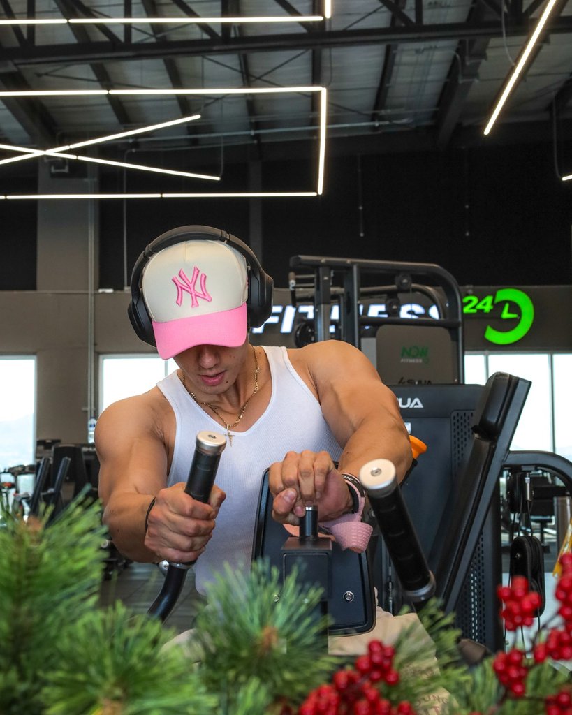 Cliente entrenando
