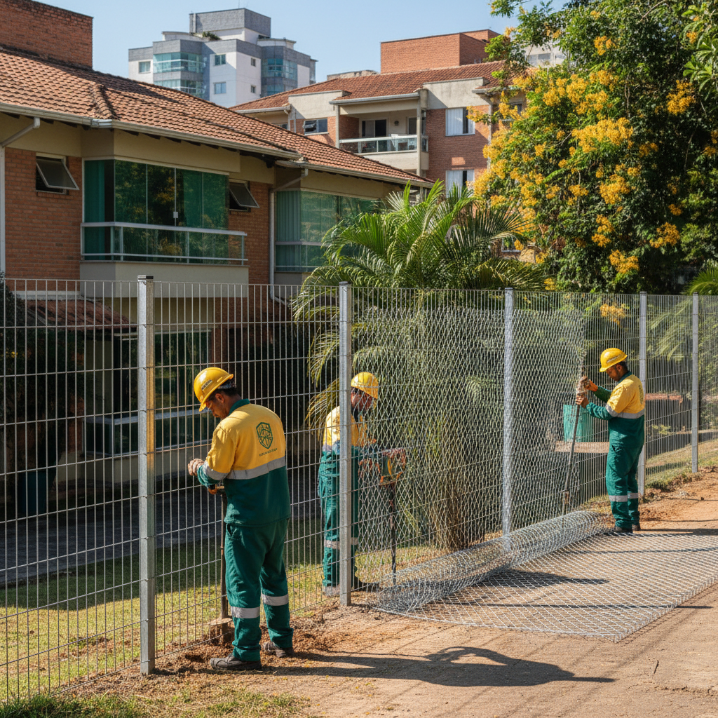 Como Instalar Cerca de Tela em 5 Passos Simples - TOPCERCAS Belo Horizonte