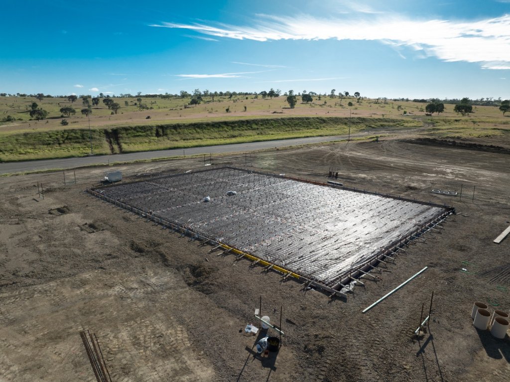 Foundation Construction Roma Murray Builders Slab Foundation Construction Roma Steel Shed