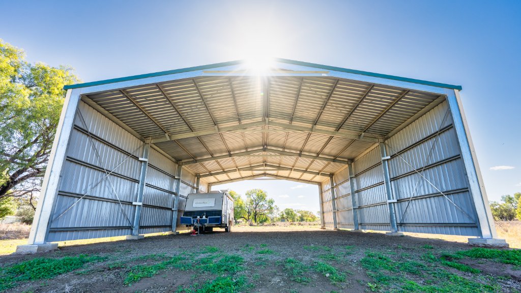 Large Farm Structure Roma Murray Builders Large Farm Steel Structure Western Queensland