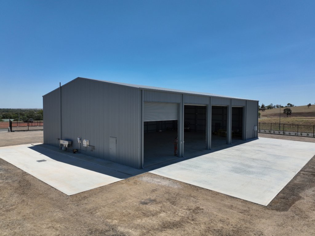 Wormald Drive Project Roma Murray Builders Wormald Drive Commercial Shed Roma QLD
