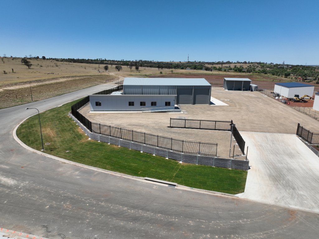 Murray Builders Commercial Steel Shed - Roma QLD PSF Quality Murray Builders Commercial Steel Shed Roma Queensland - Precision Steel Framing