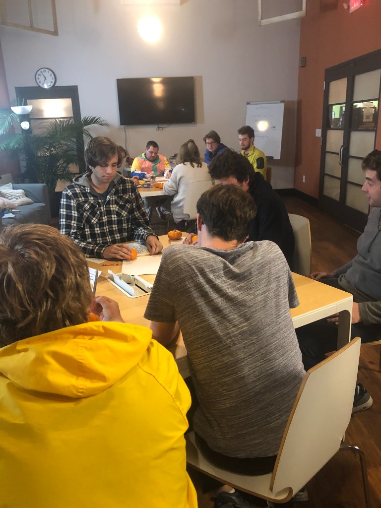 Support group session in action