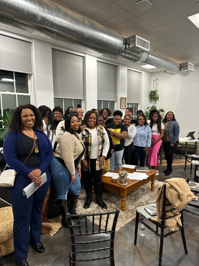 Community support group gathering
