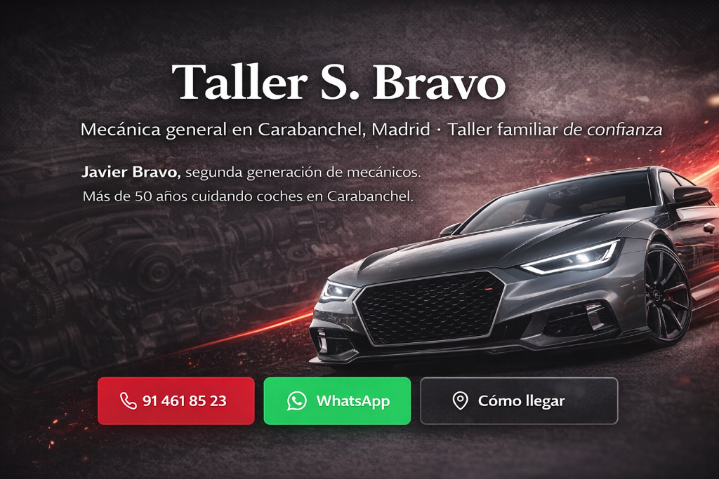 Taller S. Bravo - Taller mecánico en Carabanchel Madrid