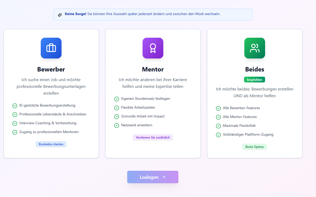 Bewerbungprofi template preview
