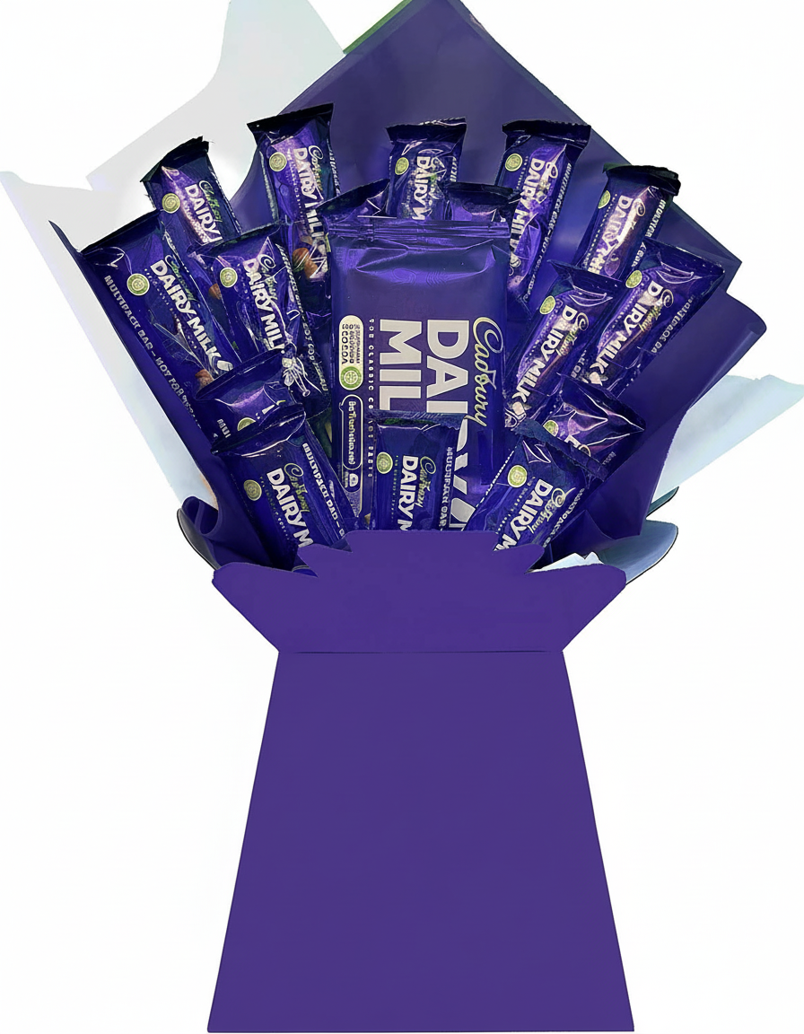 Personalised Large Dairy Milk Chocolate Bouquet