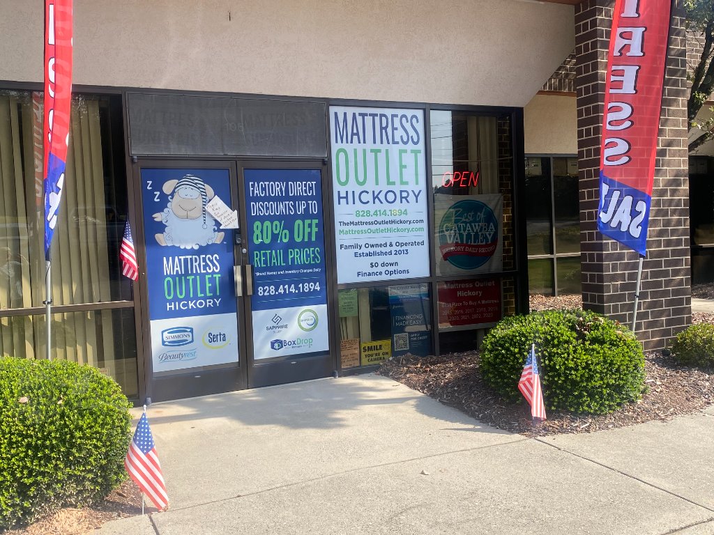 Mattress Outlet Hickory Storefront